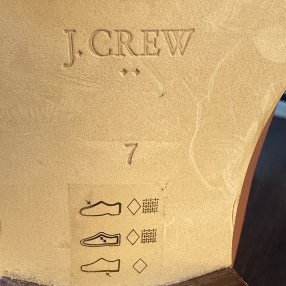 J. Crew Tan Vegan Faux Leather Ankle Boots - Picture 16 of 16